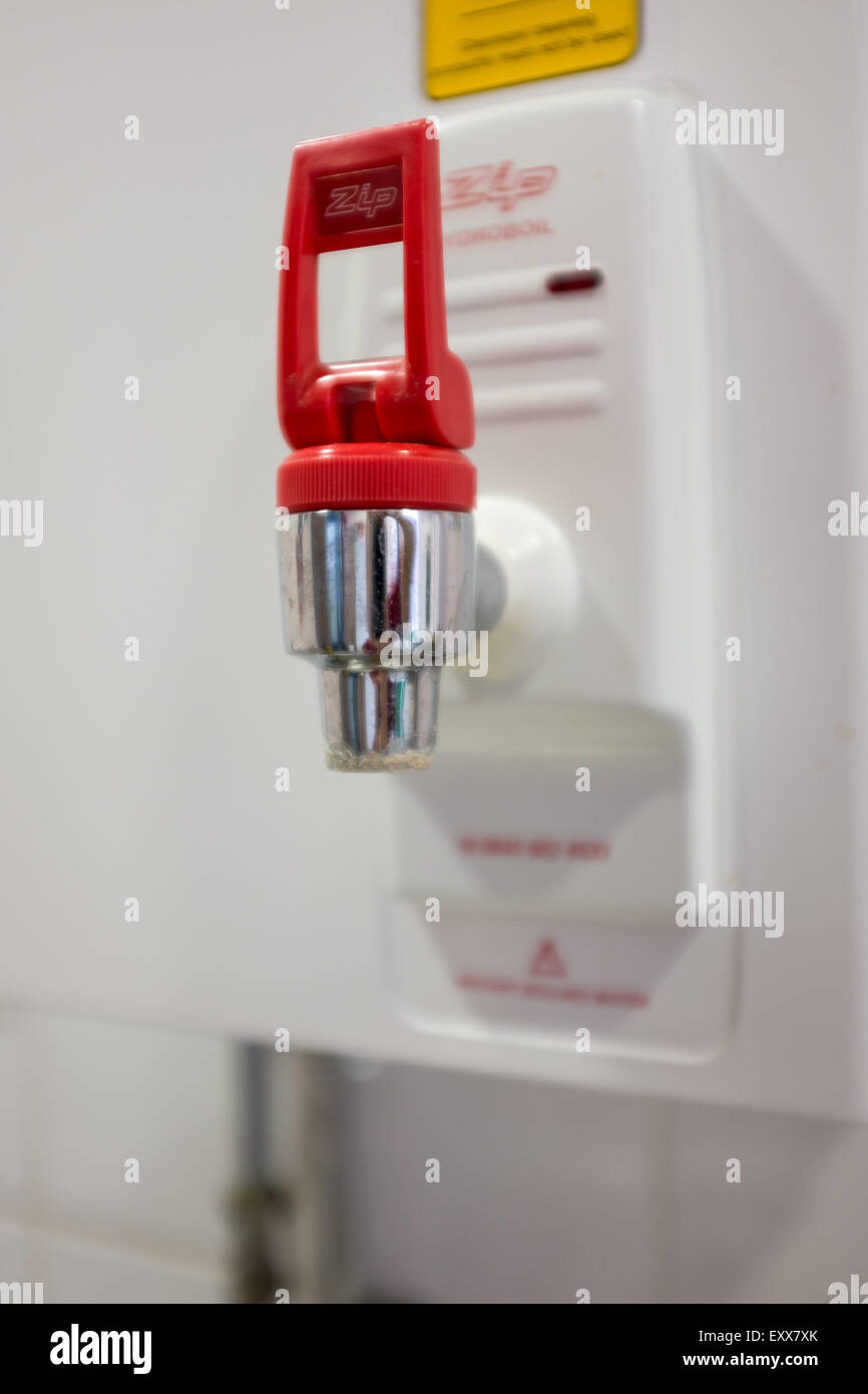Zip Hydro boil wall mounted kitchen water heater Stock Photo