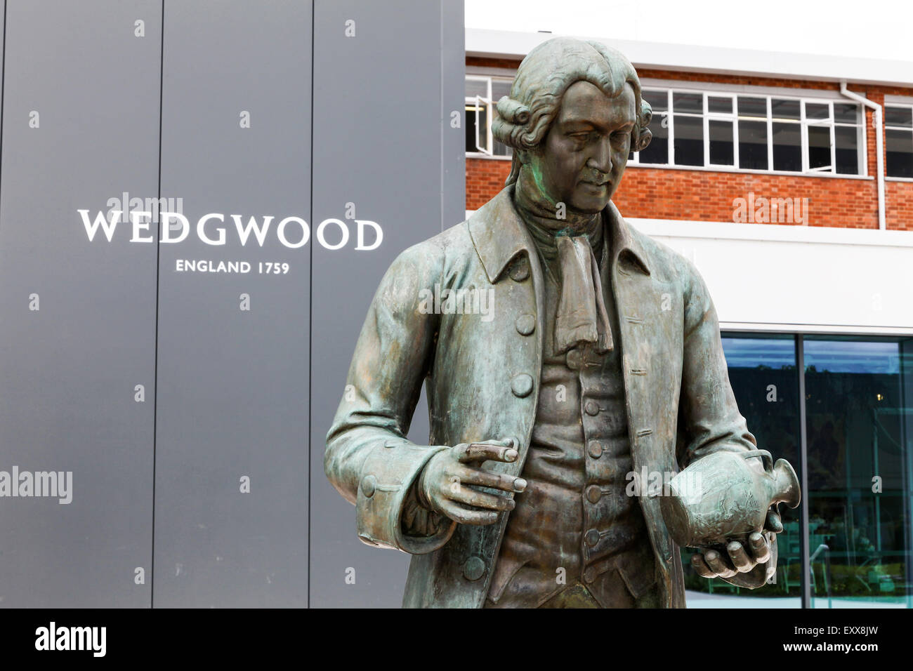 Stoke-on-Trent, Staffordshire, UK. 17th July, 2015. The Wedgwood Visitor Centre and Museum, Stoke-on-Trent, Staffs, England, on the day it was reopened after 6 months of being closed for refurbishment. Friday 17th. July 2015 Credit:  John Keates/Alamy Live News Stock Photo