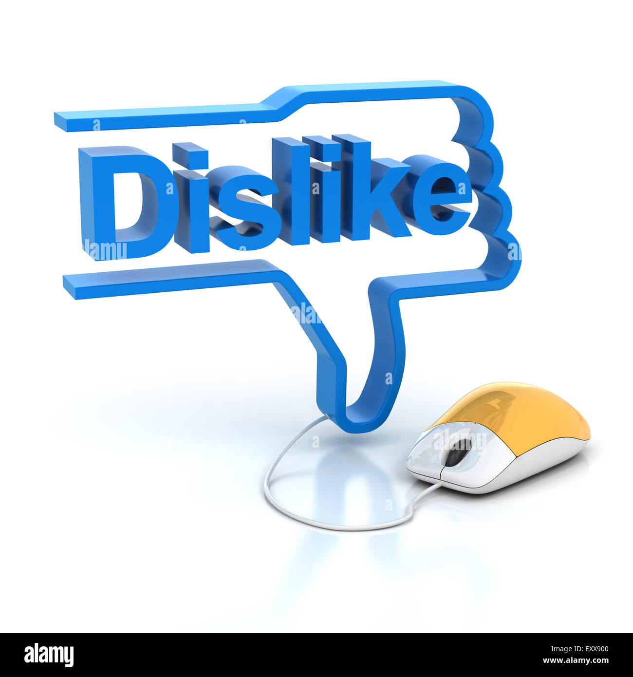 Dislike symbol Stock Photo