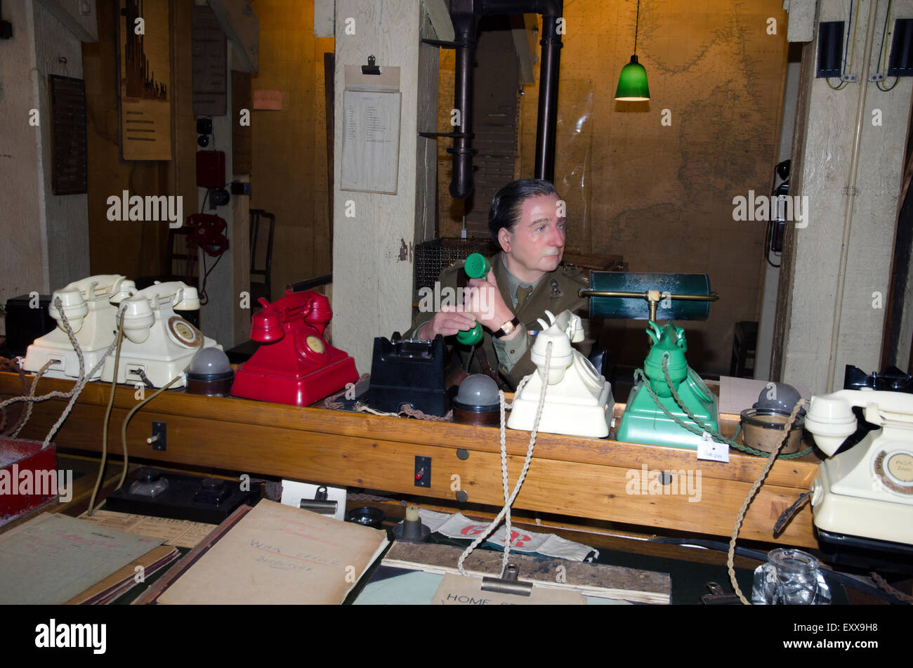 churchill war rooms treasury london Stock Photo Alamy