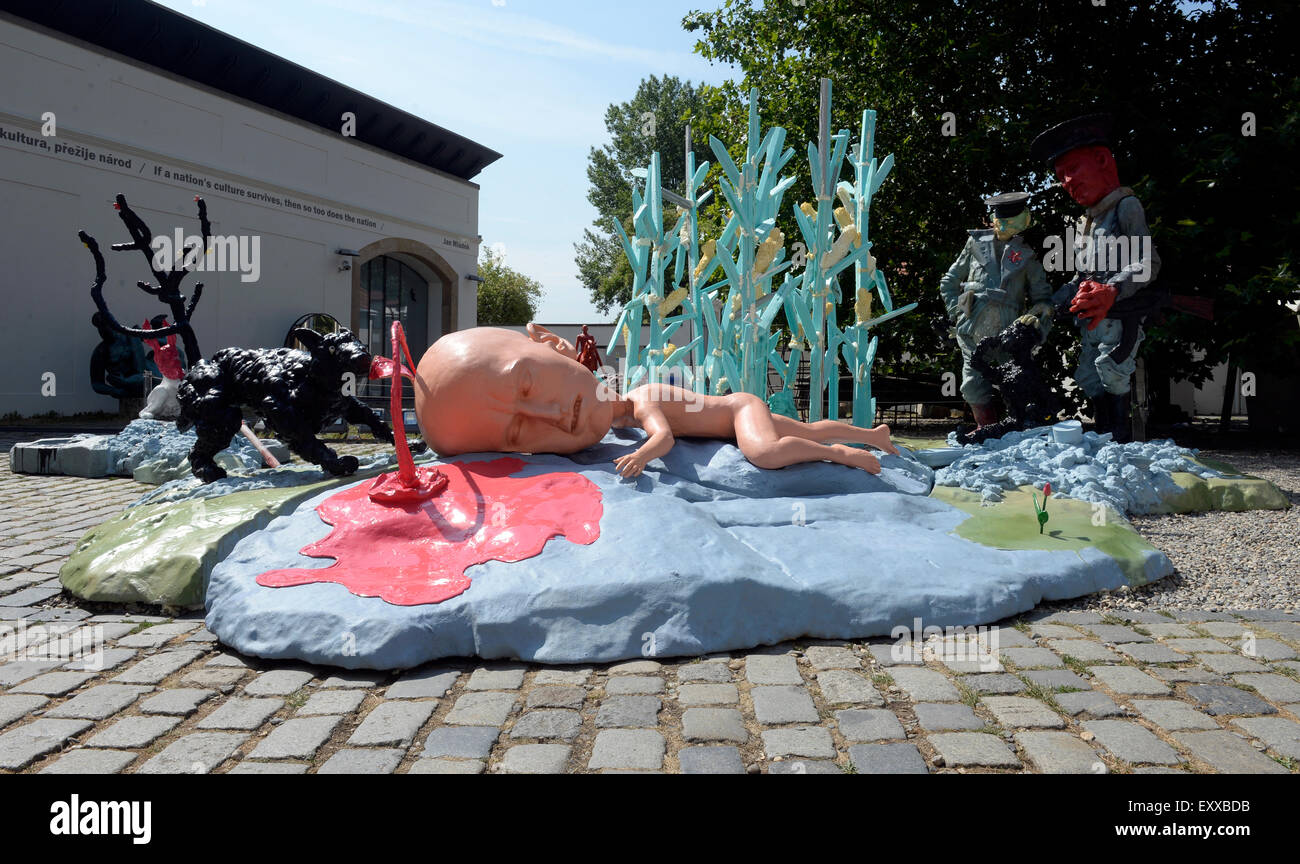 The Monumental Installation With The Theme Of The Iron Curtain