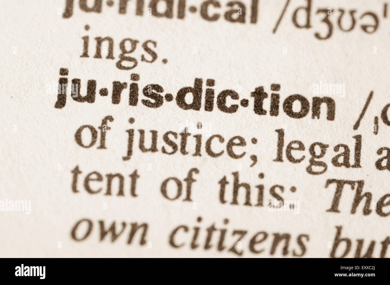 Exclusive Jurisdiction Definition