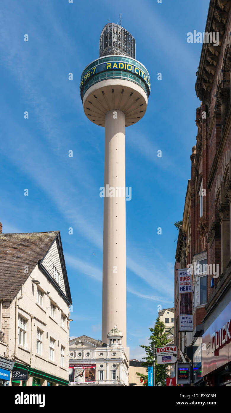 Radio City Tower, Liverpool, England, UK - built in the late 1960s Stock Photo
