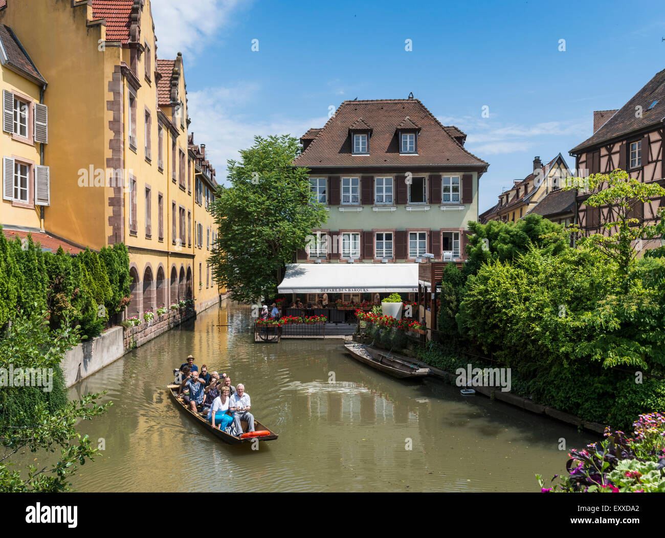 La Petite Venise or Little Venice, Old Town, Colmar, Alsace, France, Europe Stock Photo