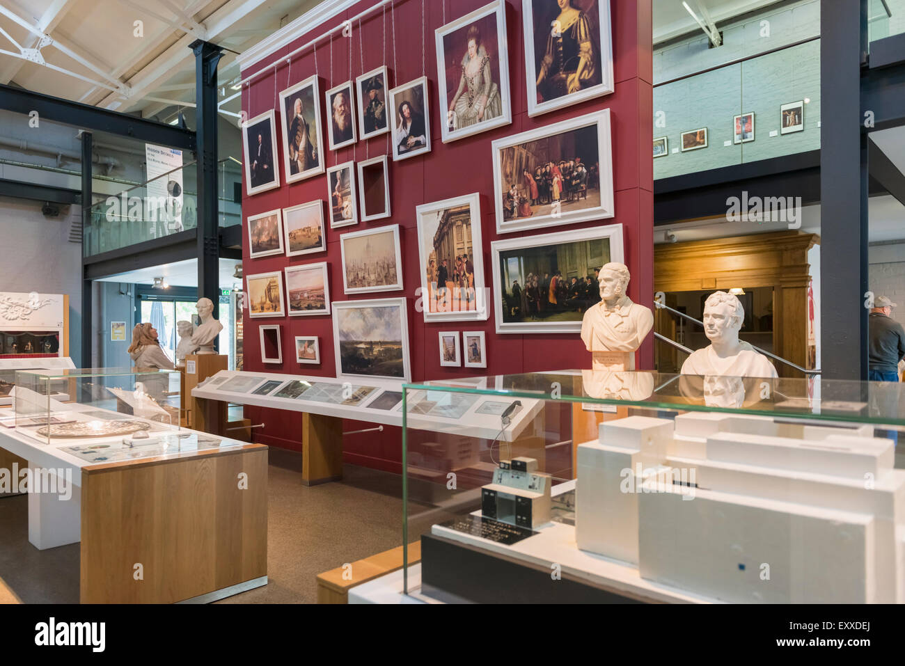 Inside Greenwich Visitors Center at the Old Royal Naval College