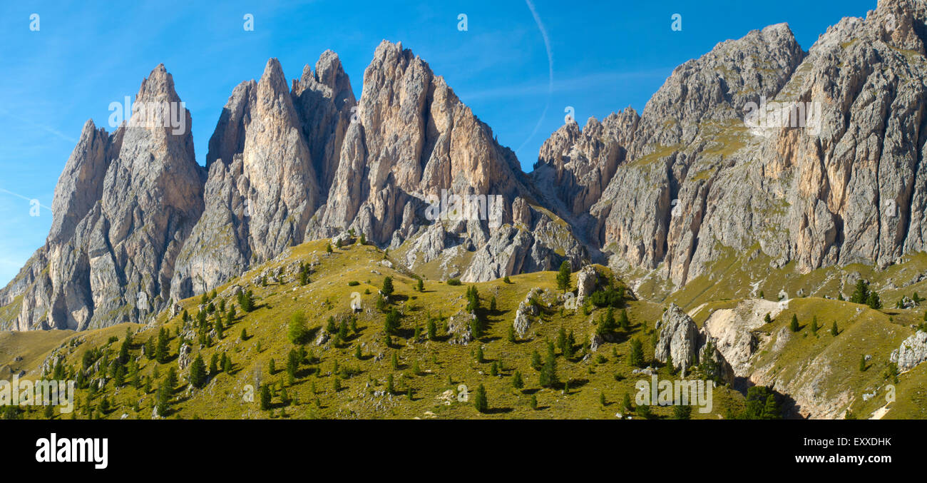Panorama landscape at dolomite alps in Italy Stock Photo - Alamy
