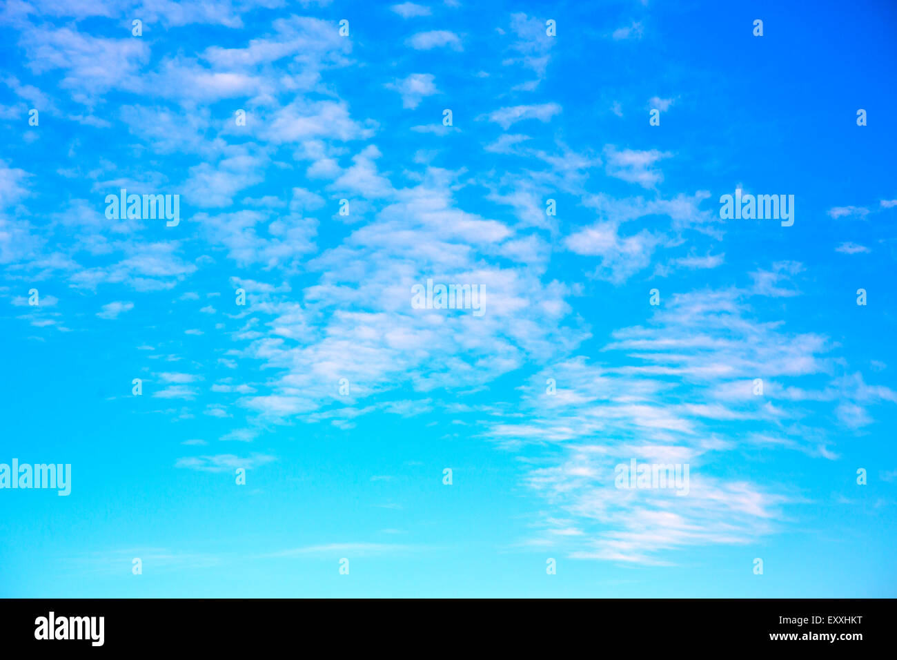 in the blue sky white soft clouds and abstract background Stock Photo ...