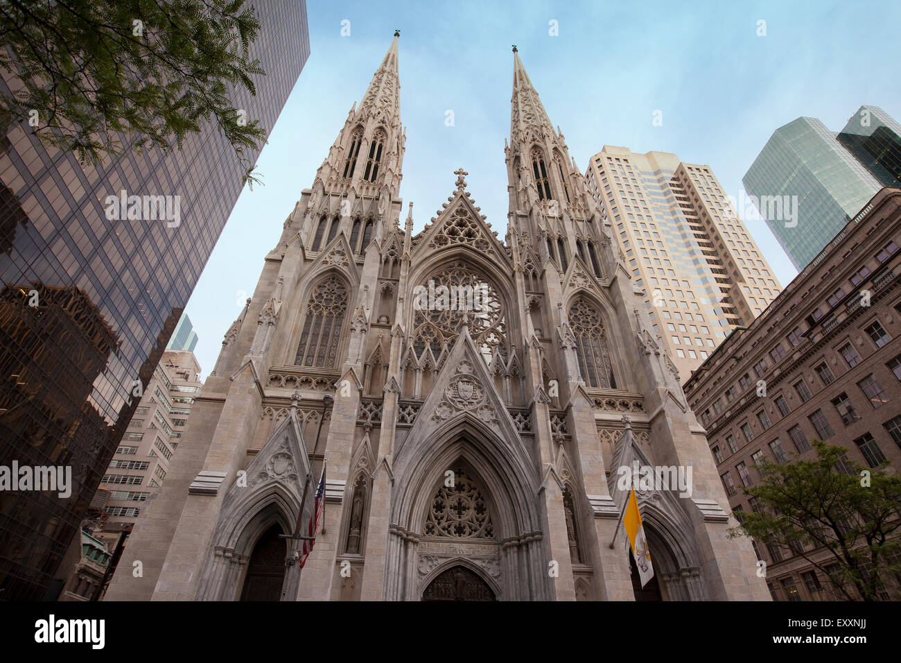 saint patricks cathedral in New York city Stock Photo