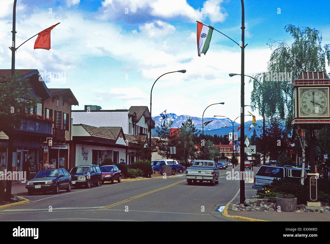 Downtown Smithers,British Columbia Stock Photo Alamy