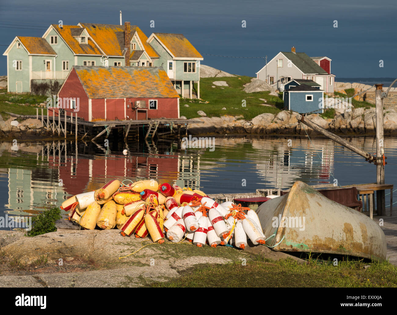 Peggy's Cove, Nova Scotia, Canada - Stock Image