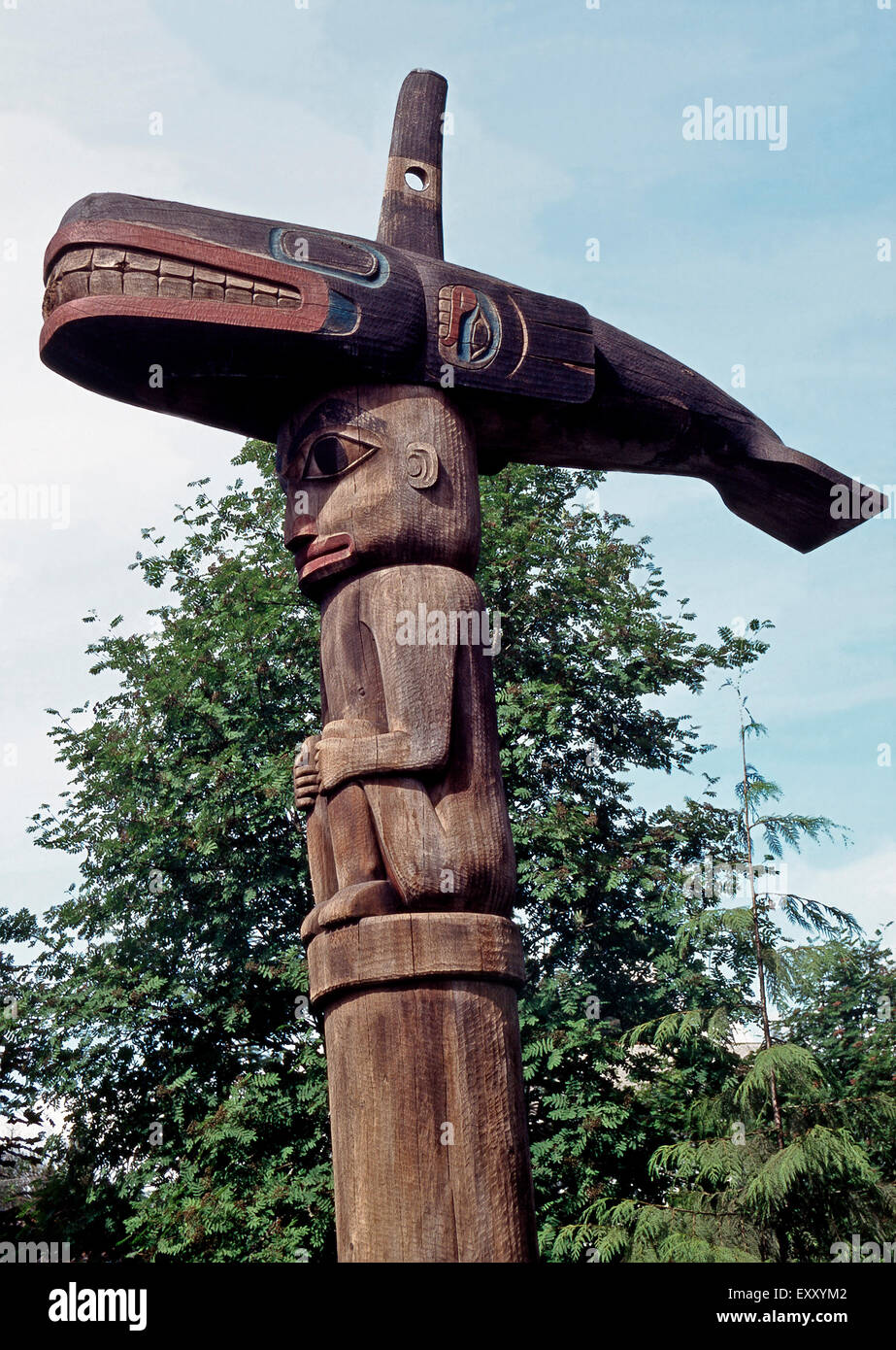 Wrangell, alaska totem poles hi-res stock photography and images - Alamy