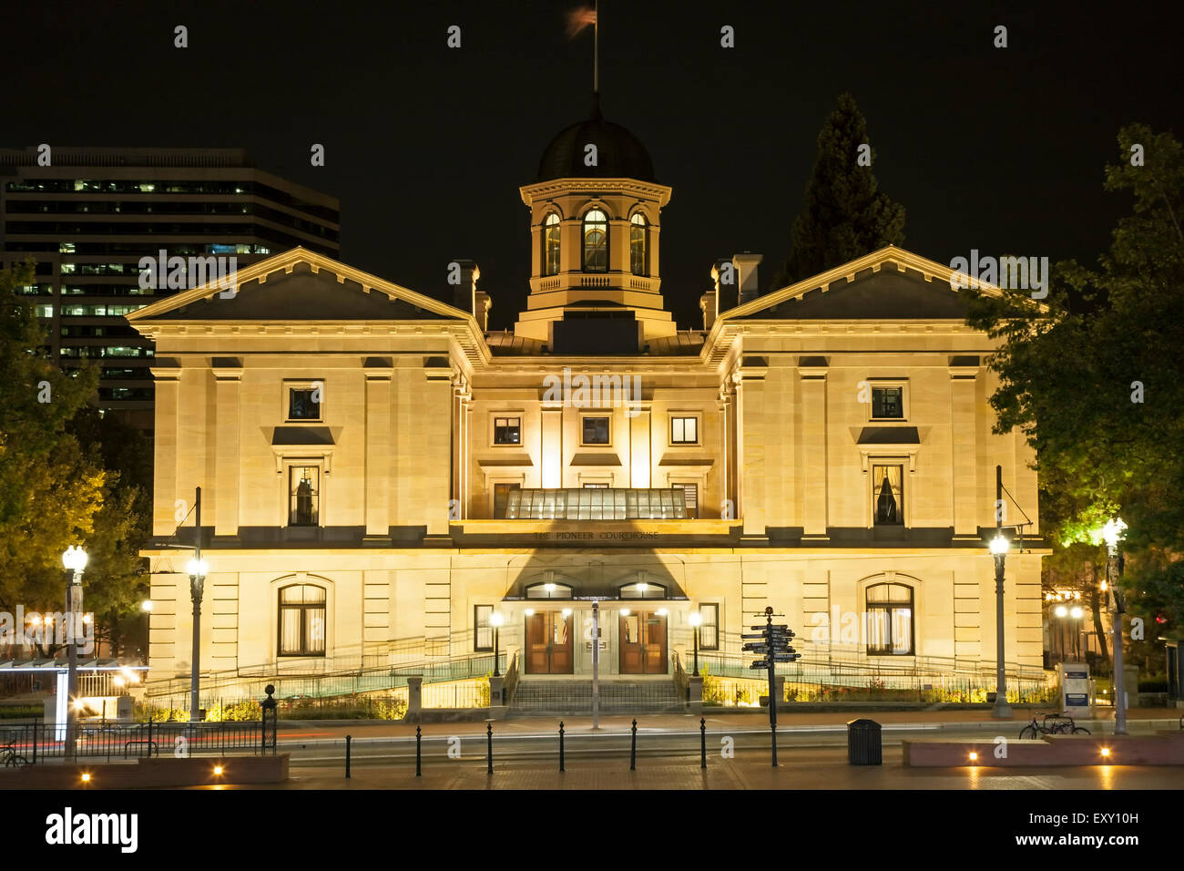 The Pioneer Courthouse (currently 9th Circuit Court of Appeals), Portland, Oregon USA Stock Photo