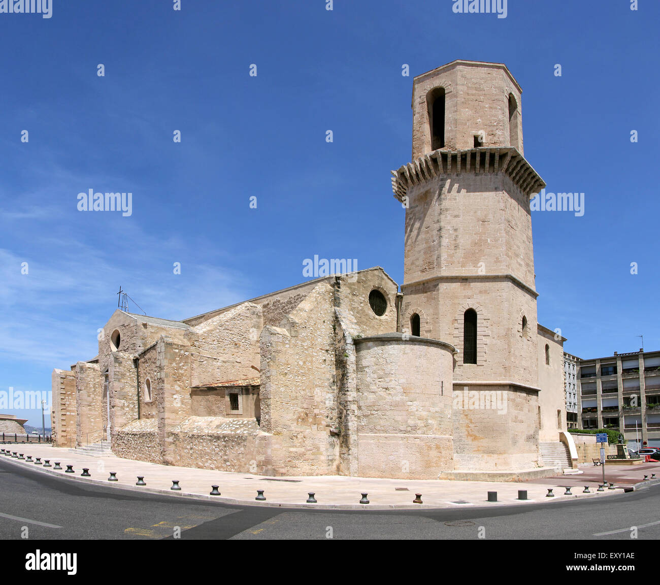 Historic church Saint Laurent in Marseille, France Stock Photo