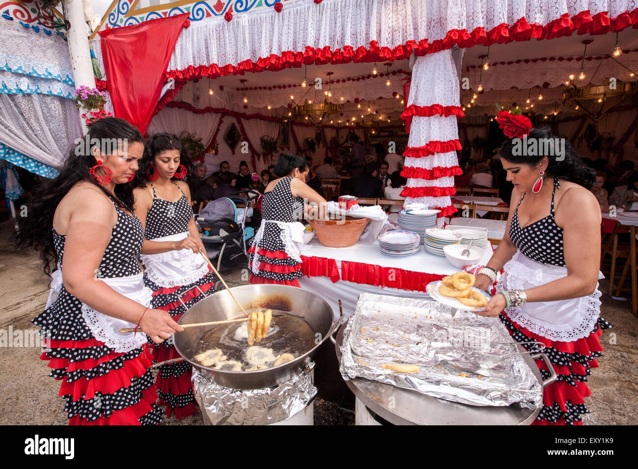 Cooking speciality of doughnuts that are combined with chocolate drink