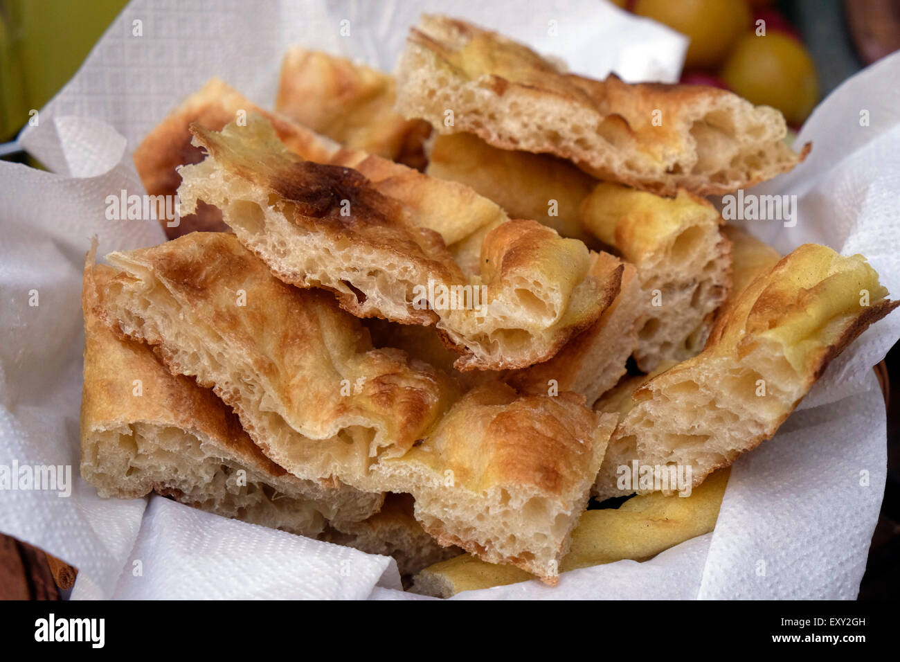 Traditional Lavash flatbread made in a tandoor oven, Azerbaijan Stock