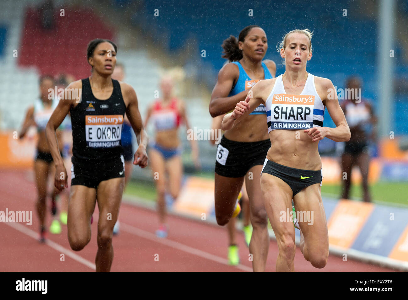 Lynsey SHARP, Ejiro OKORO, Shelayna OSKANCLARKE, Women's 800m Heat 3