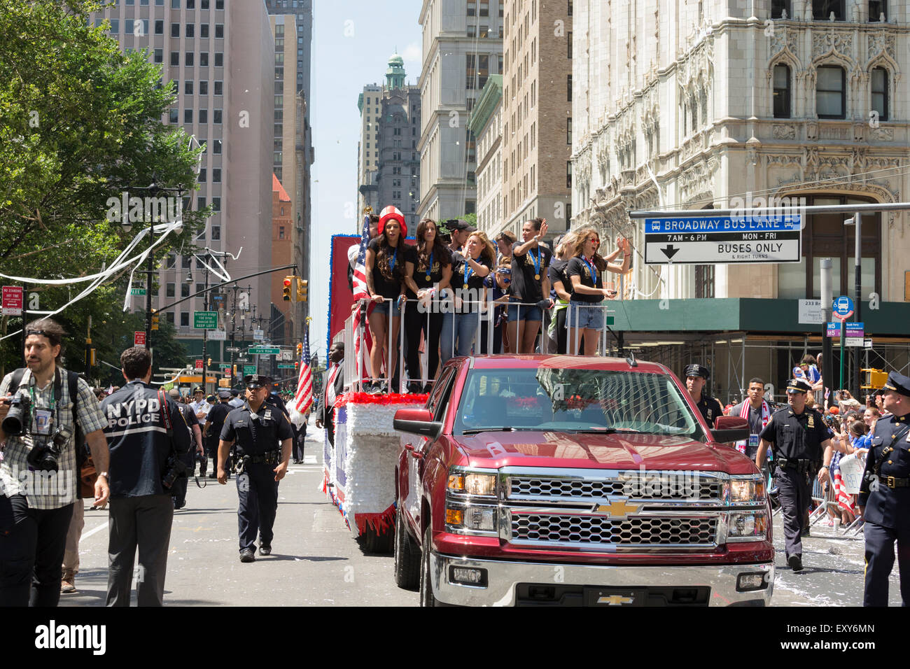 World cup parade new york hi-res stock photography and images - Alamy