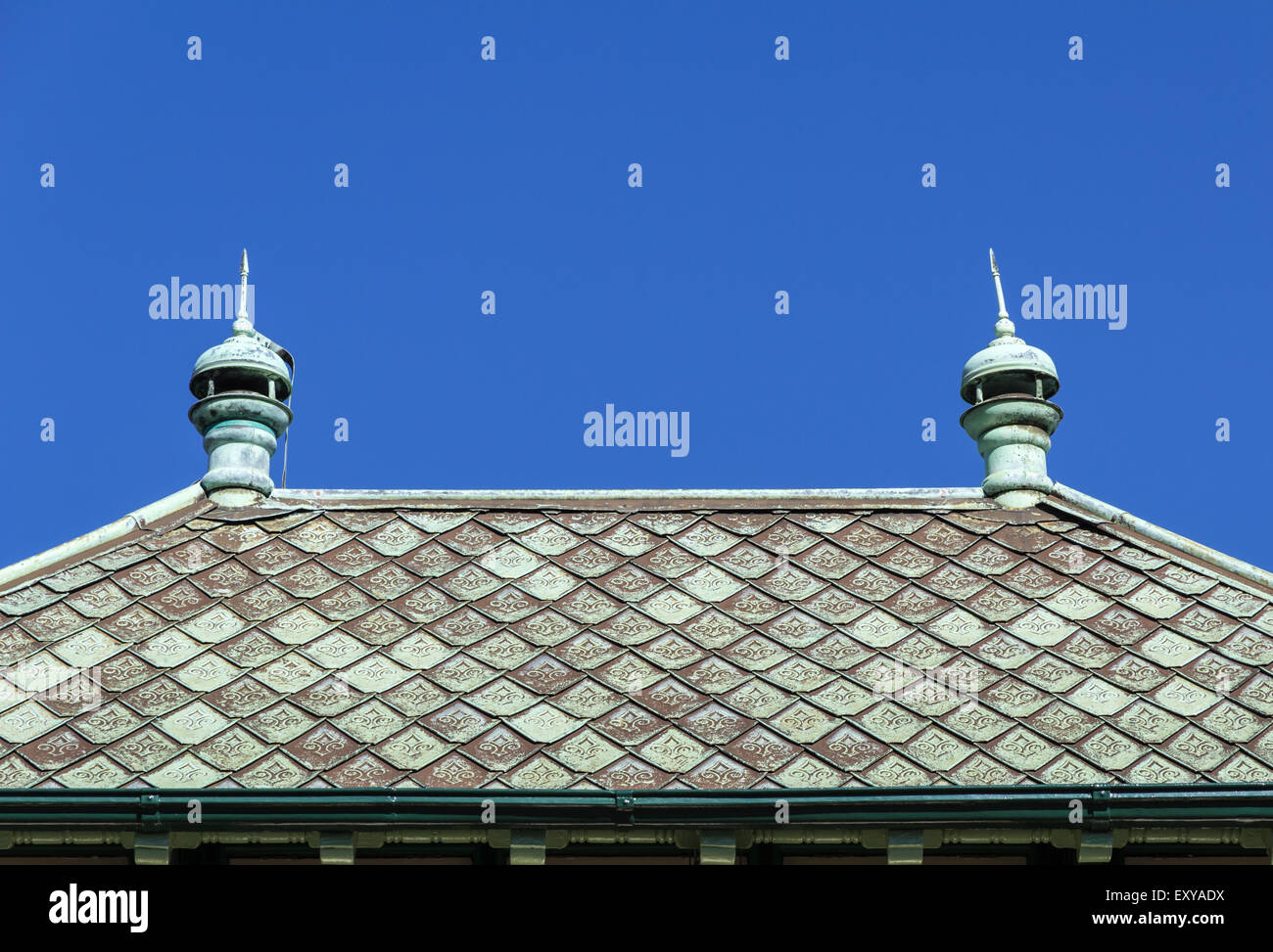 Roof and Blue Sky Stock Photo - Alamy