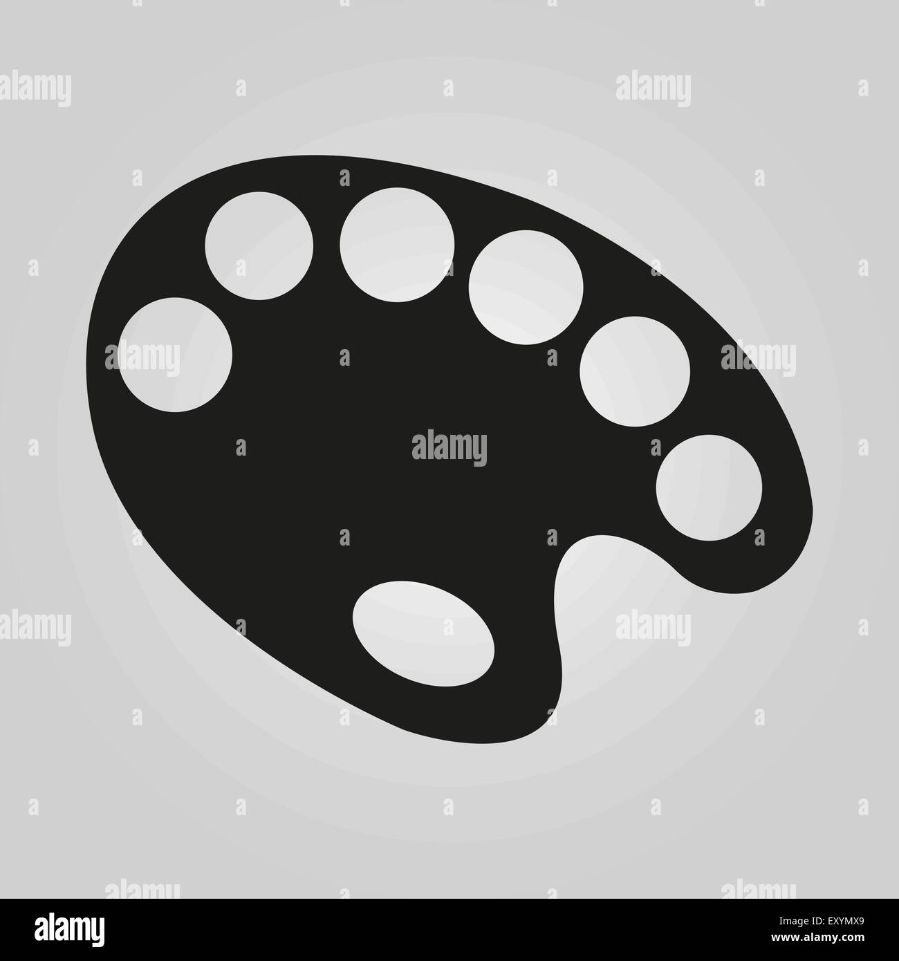 The palette icon Stock Vector Image & Art Alamy