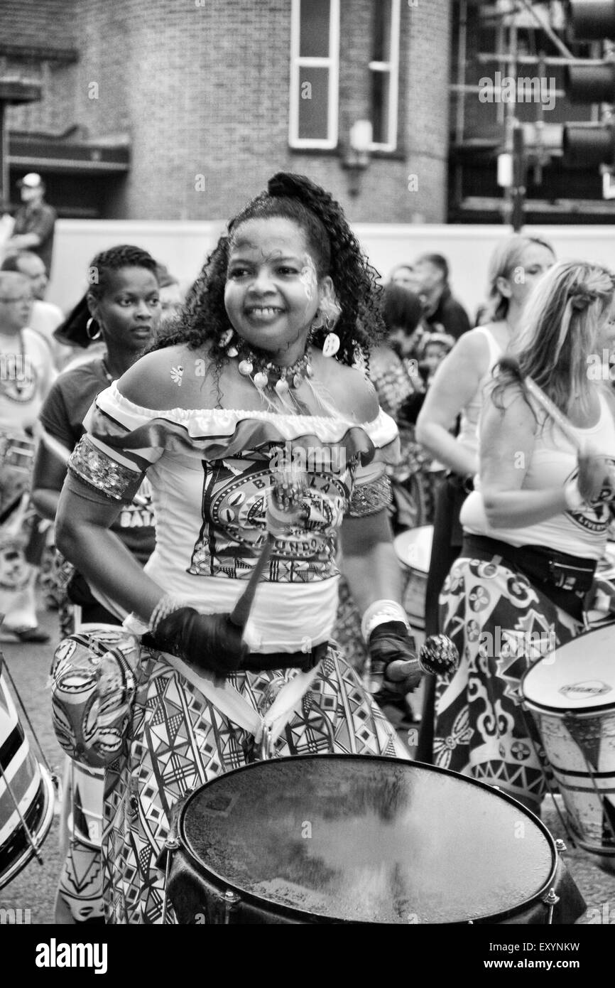 Liverpool Brazilica Festival - samba in the city Stock Photo