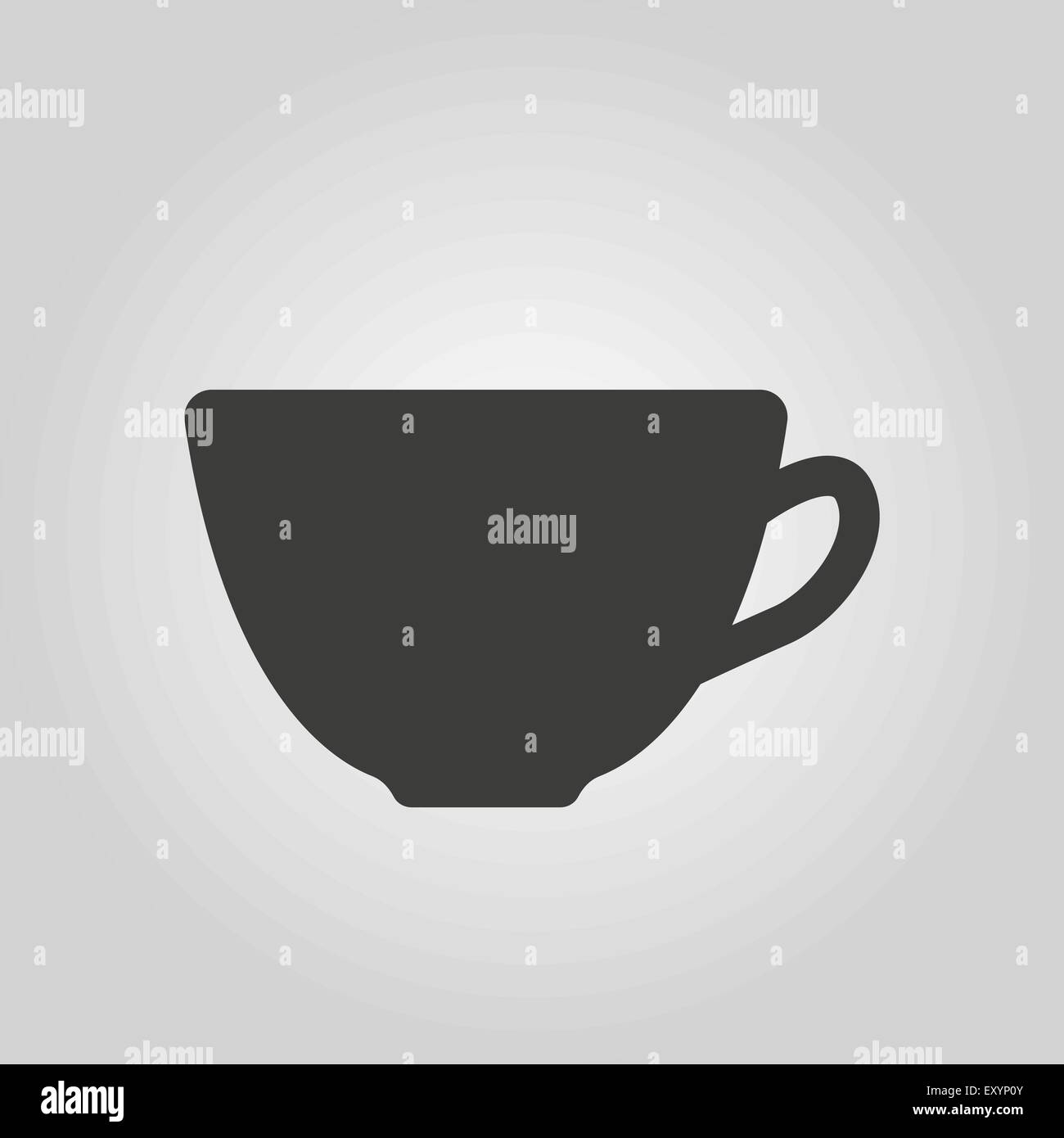 The cup icon. Tea symbol. Flat Stock Vector Image & Art Alamy