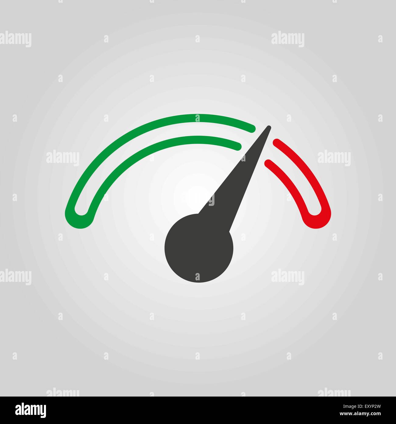 The tachometer, speedometer and indicator icon Stock Vector Image & Art ...