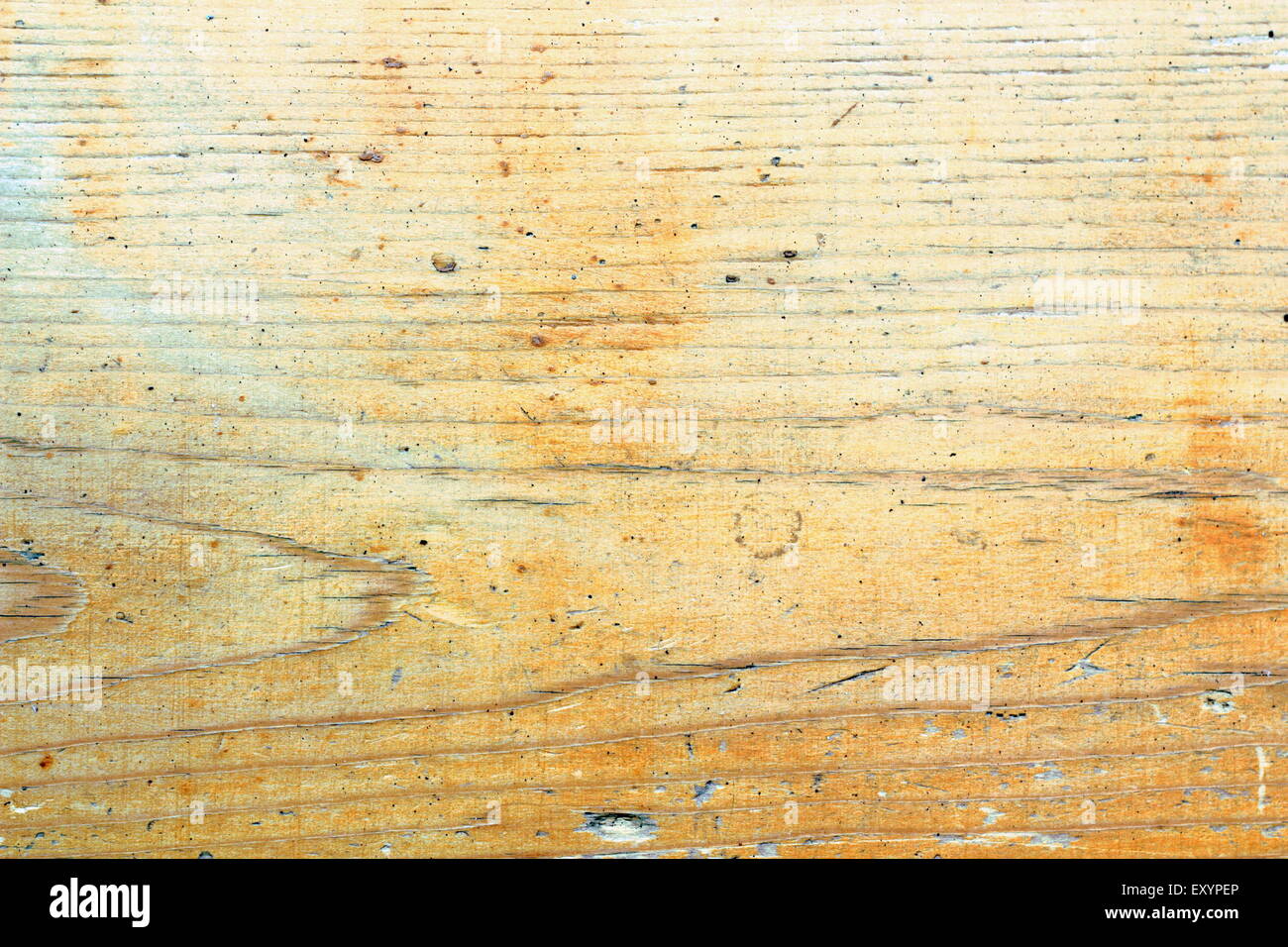 textured grungy wood on an old damaged table Stock Photo