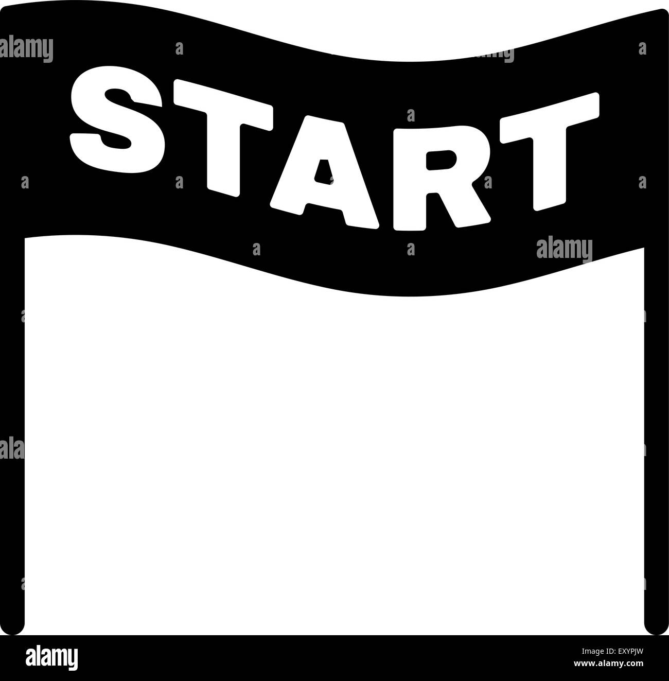 The start icon. Start symbol. Flat Stock Vector Art & Illustration ...