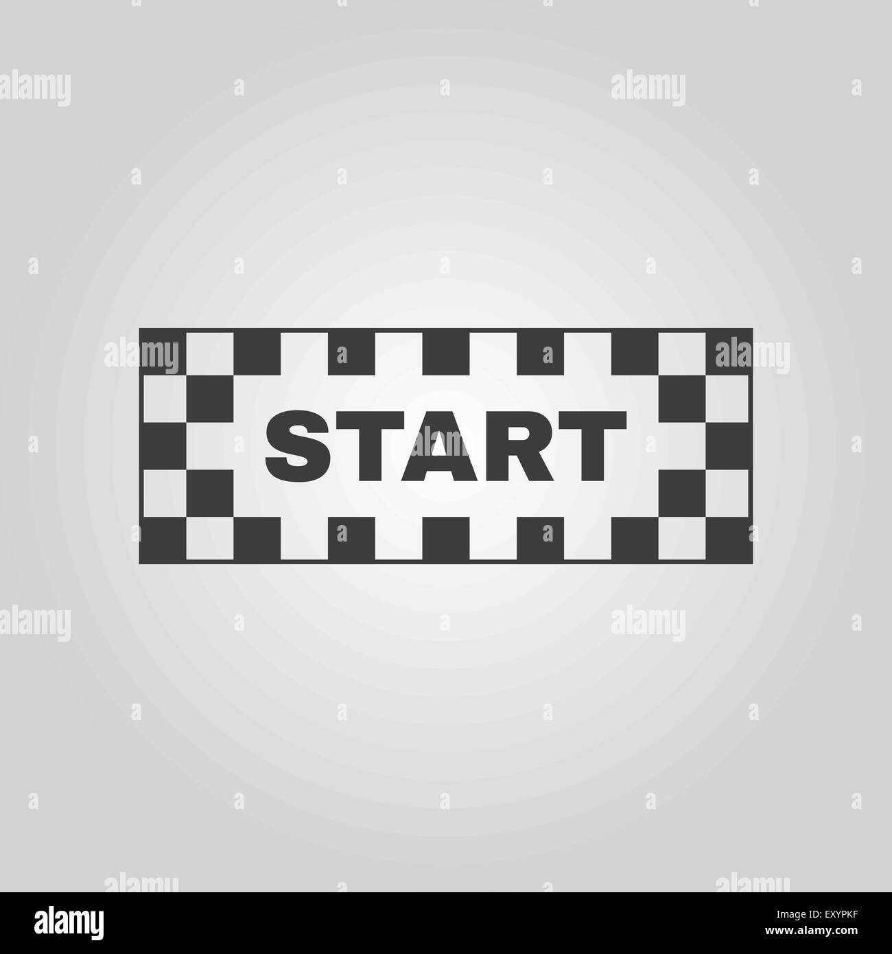The start icon. Start symbol. Flat Stock Vector Image & Art - Alamy