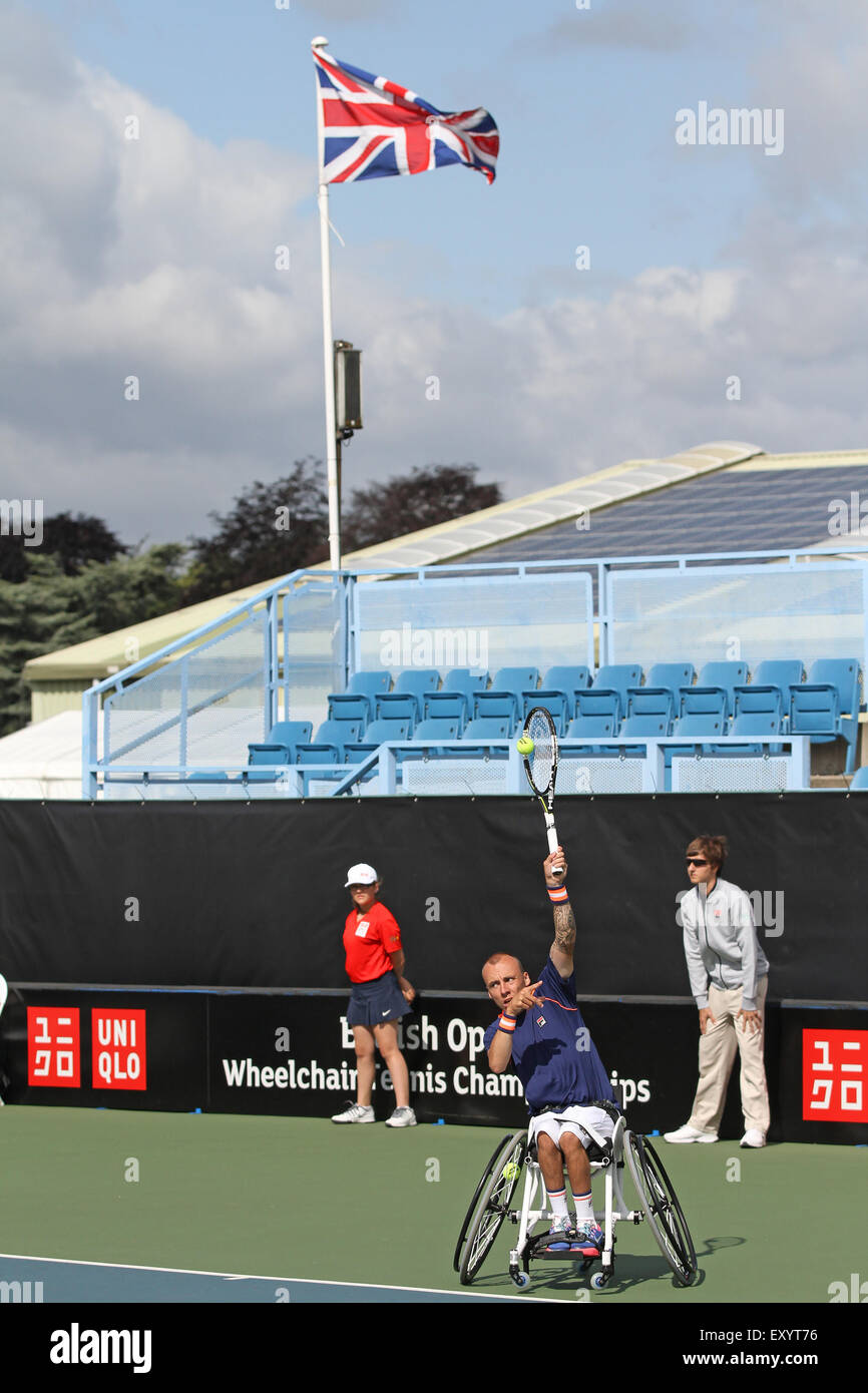 Nottingham Tennis Centre, Nottingham, UK. 18th July, 2015. British Open