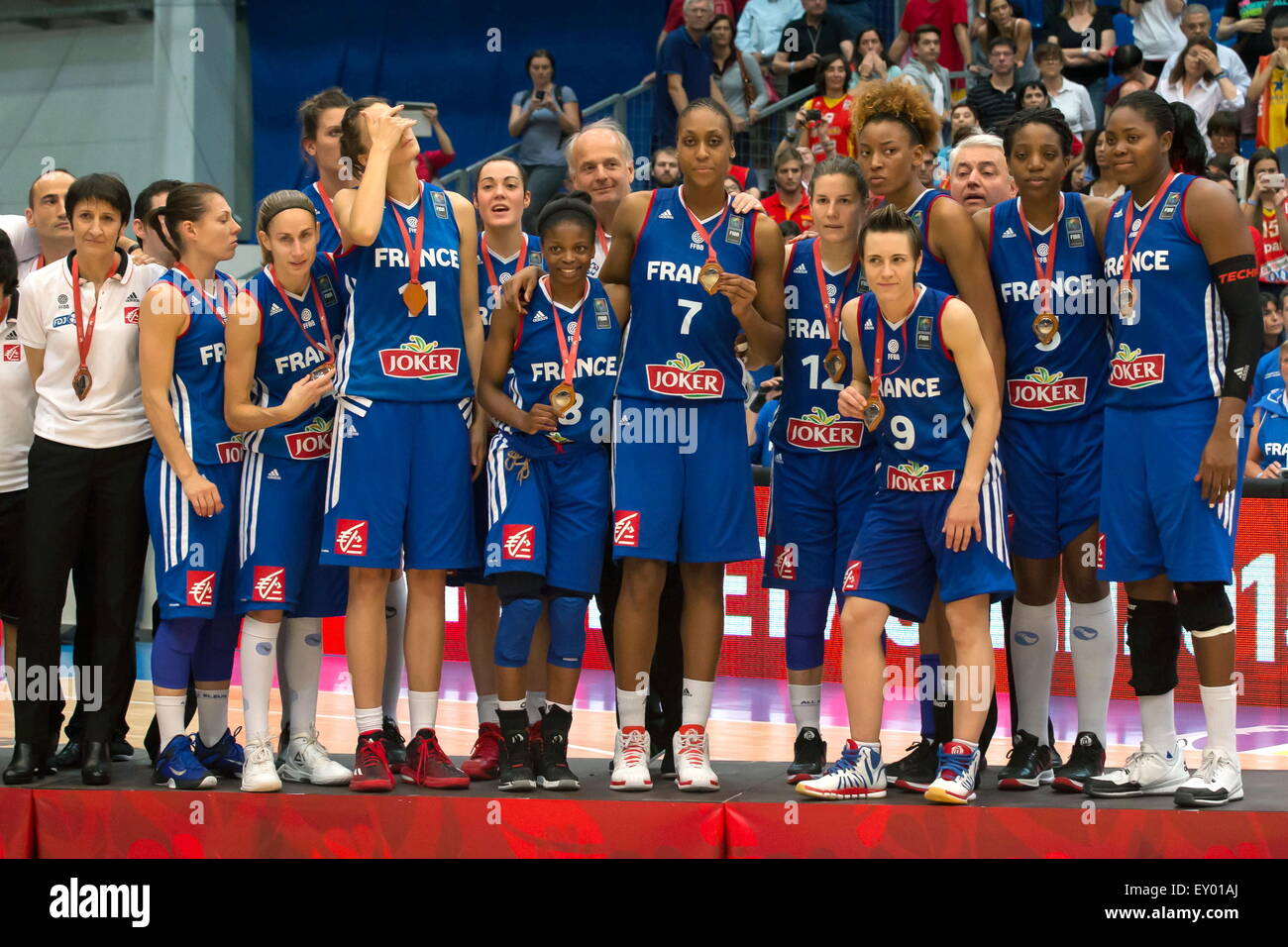 Equipe de France - 28.06.2015 - France/Serbie - Finale Championnat Stock  Photo - Alamy