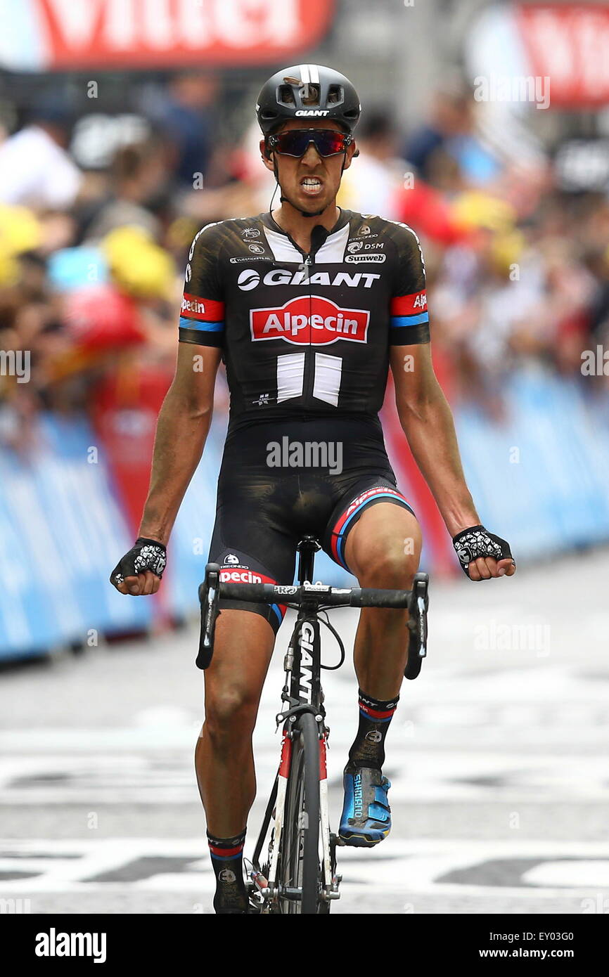 Koen De Kort/Team Giant Alpecin - 07.07.2015 - Tour de France - Etape 04 :  Seraing/Cambrai.Photo : Blondeau/AOP Press/ Icon Sport Stock Photo - Alamy