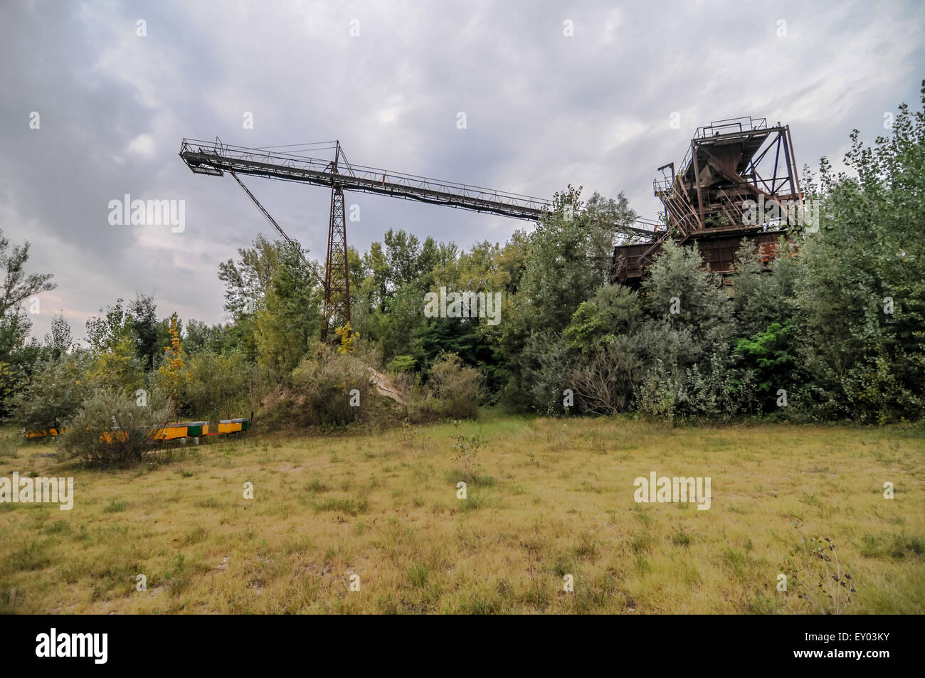 Industrial Gravel Quarry Stock Photo Alamy