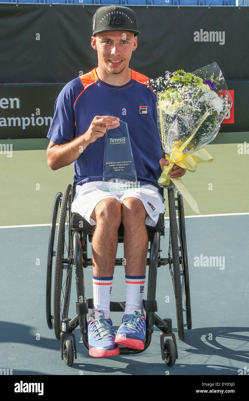 Nottingham Tennis Centre, Nottingham, UK. 18th July, 2015. British Open