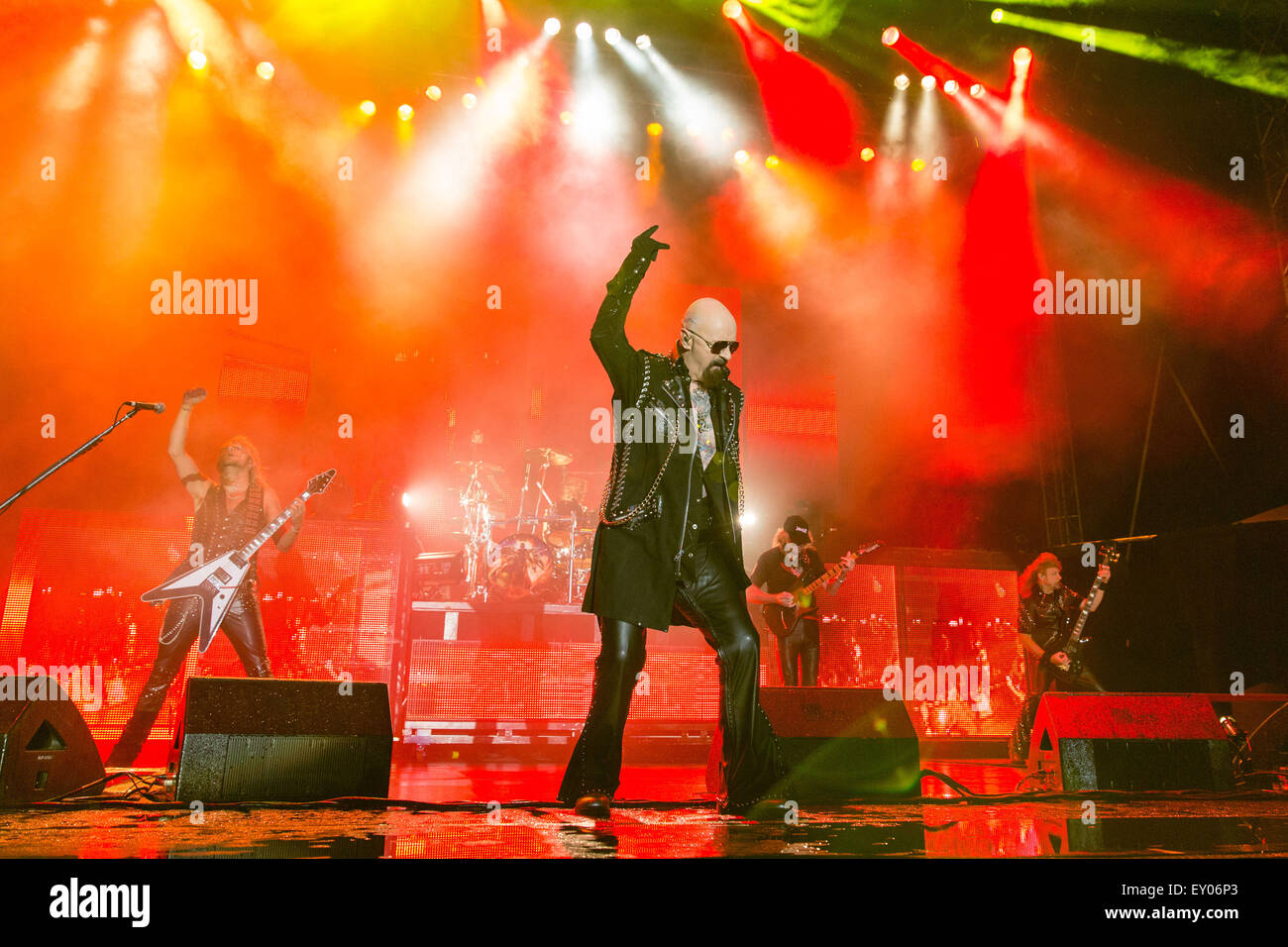 Oshkosh, Wisconsin, USA. 16th July, 2015. RICHIE FAULKNER, SCOTT TRAVIS ...