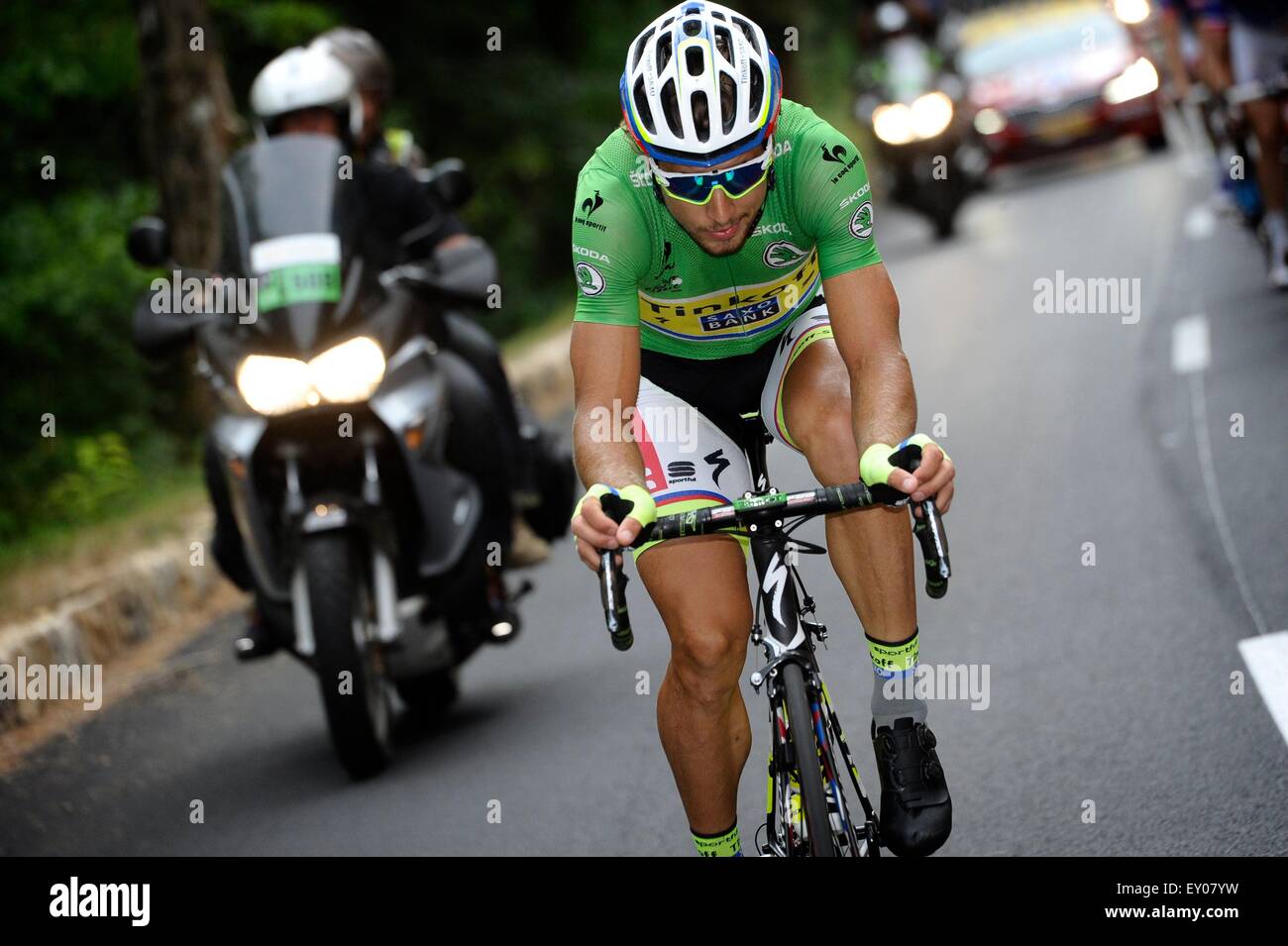 18 07 2015 Rodez To Mende France Tour De France Cycling Stock Photo Alamy