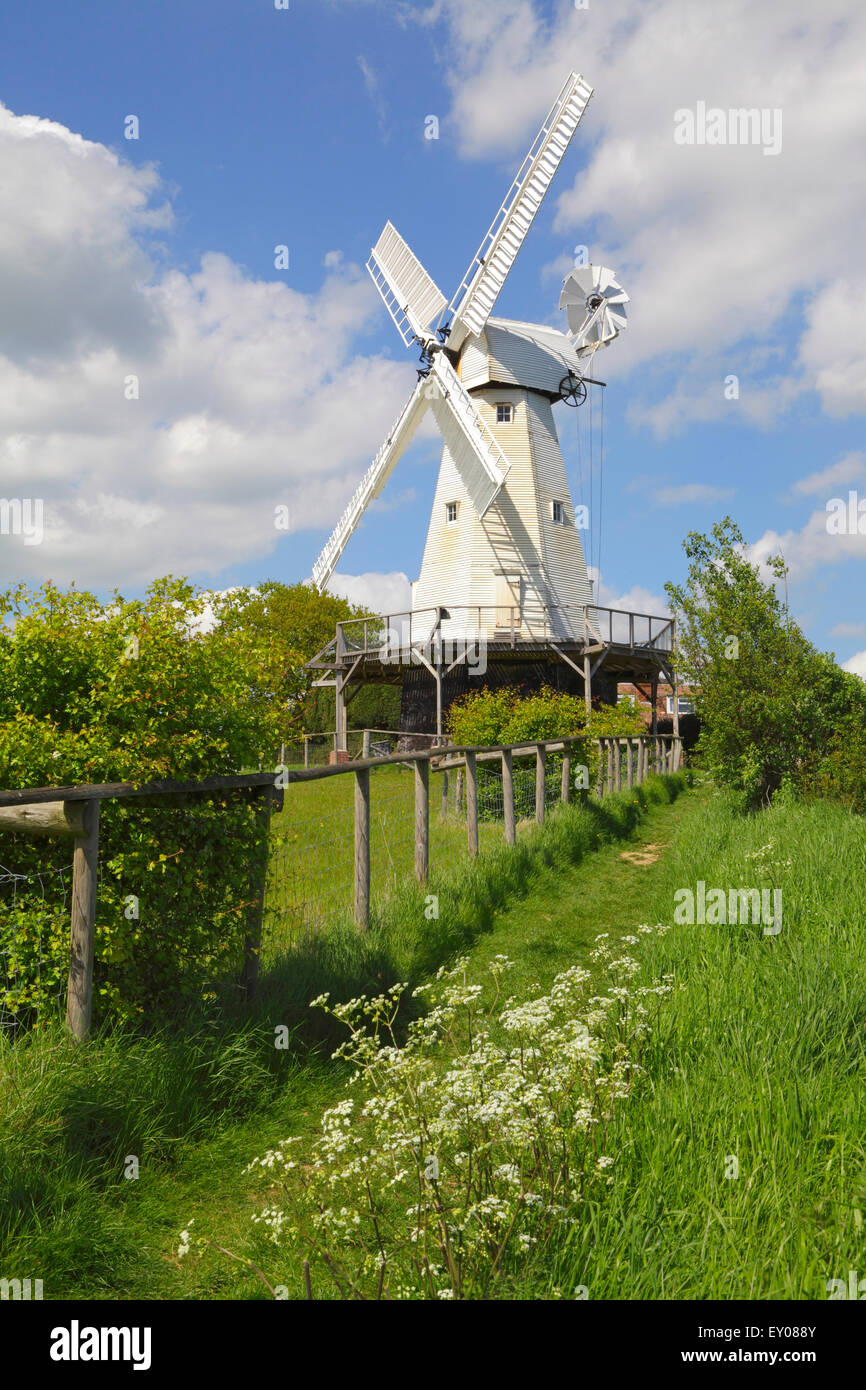 Woodchurch Windmill, Kent, UK Stock Photo