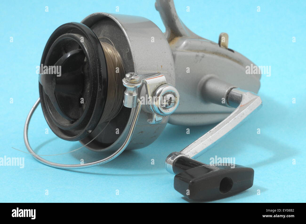 Vintage Old Fishing Reel Stock Photo Alamy