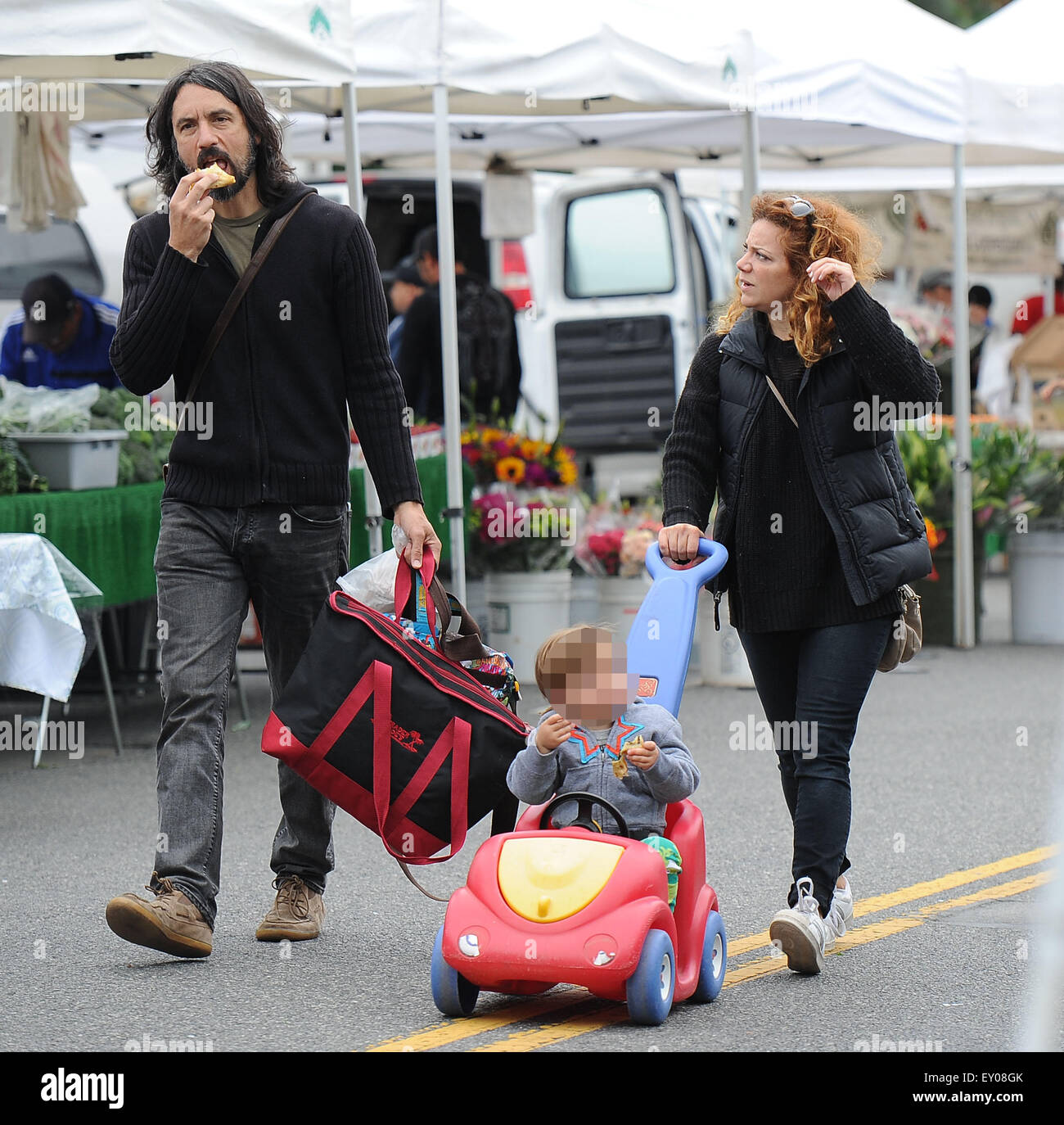Nikka Costa goes to the Farmers Market with her family Featuring Nikka