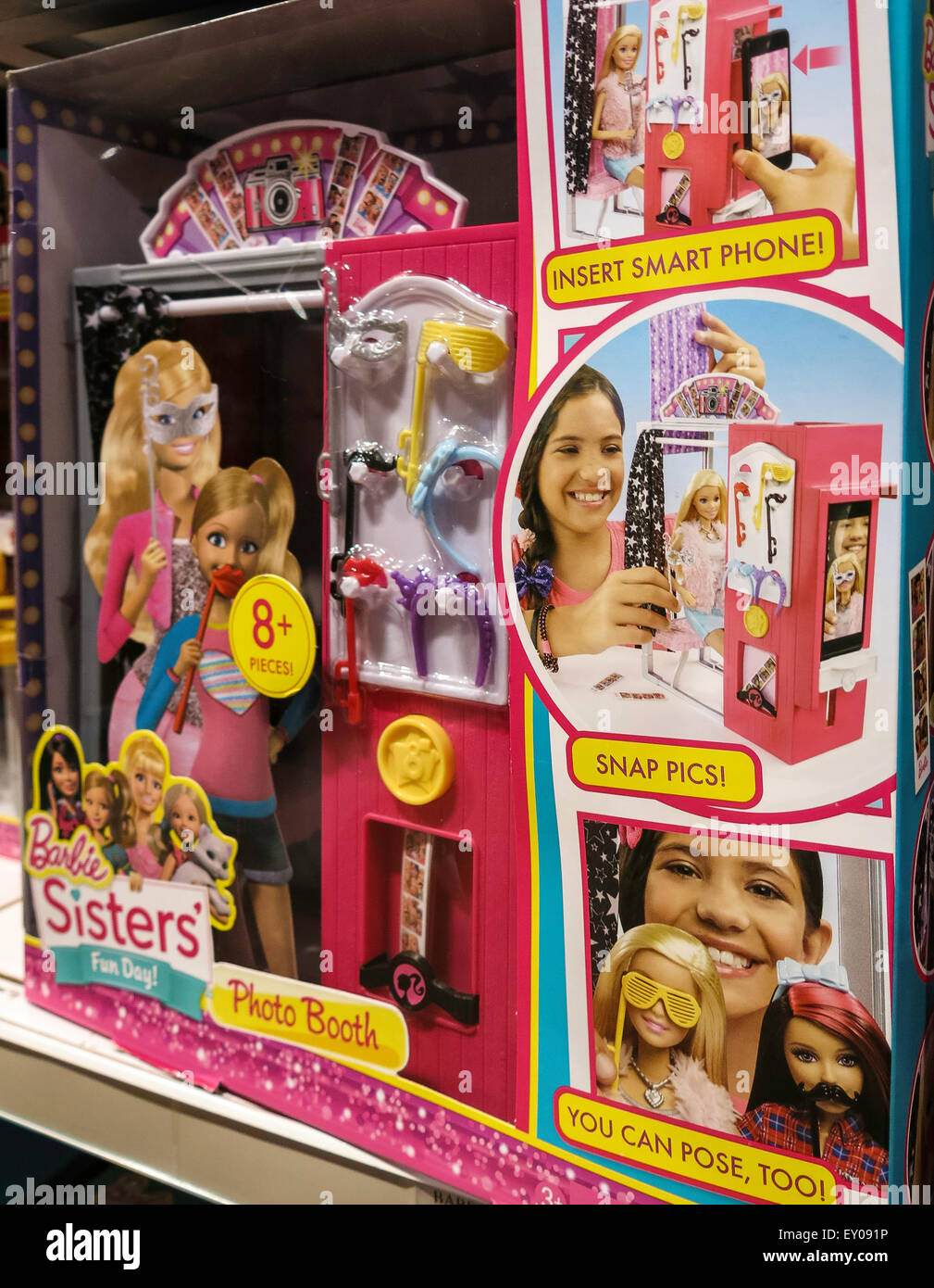 Barbie Dolls, Toys R Us Store Interior, Times Square, NYC Stock Photo Alamy