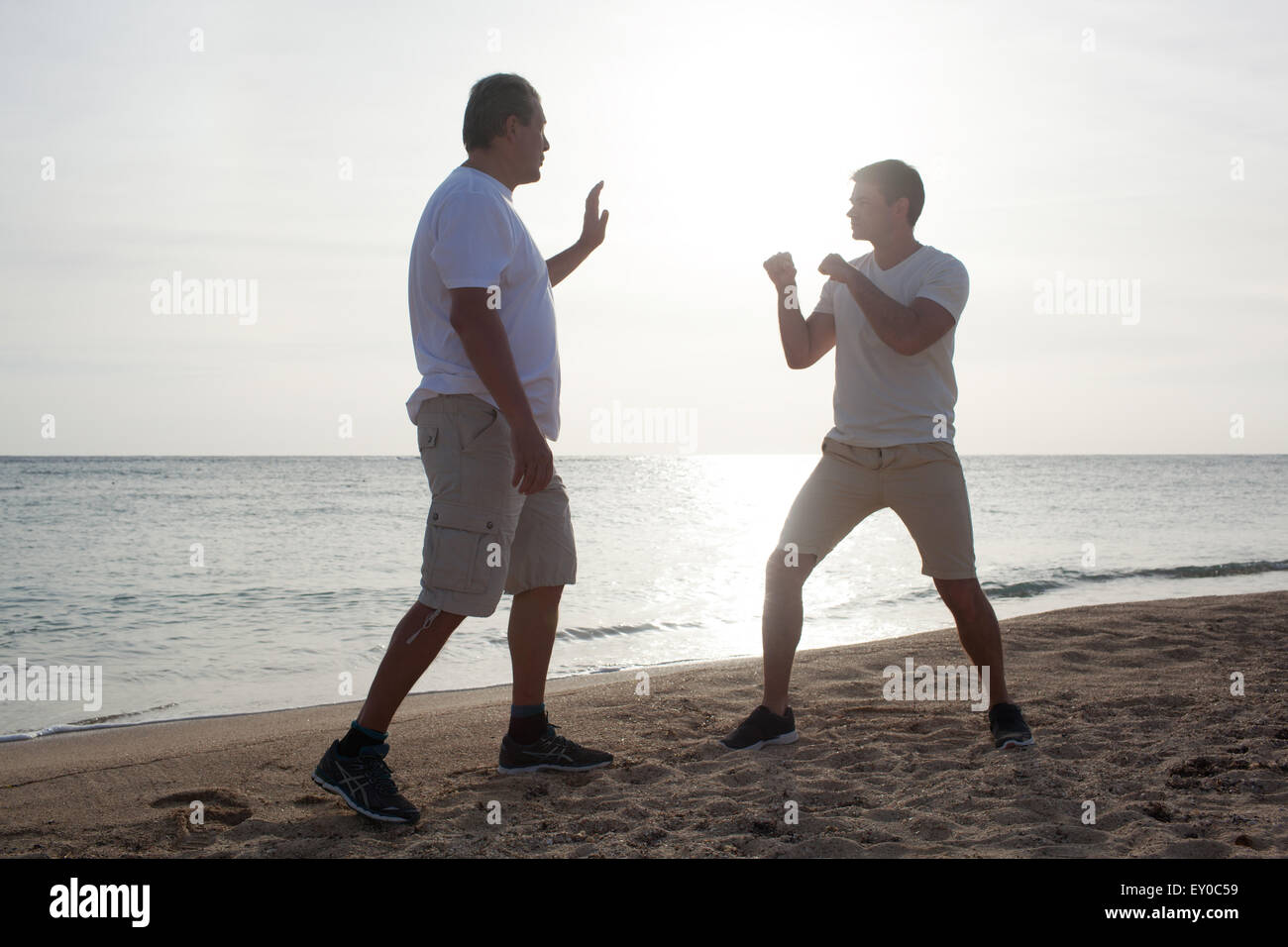 Beach exercise boxing hires stock photography and images Alamy