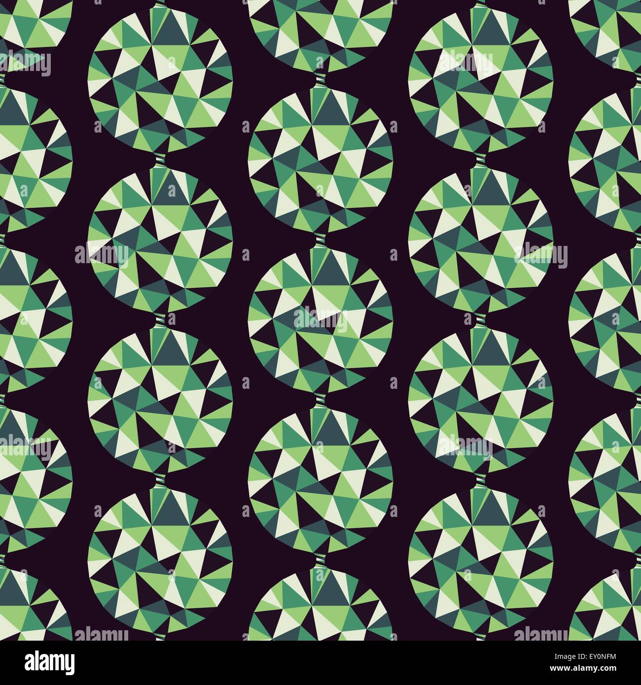 Geometric seamless pattern with gems. Vector illustration. Can be used ...