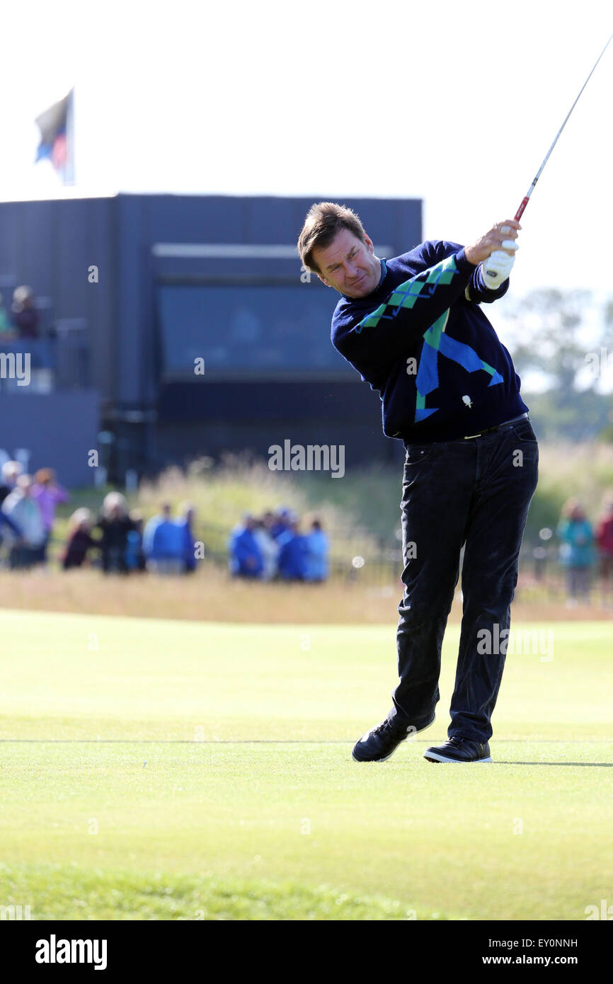 Fife, Scotland. 15th July, 2015. Nick Faldo (ENG) Golf Nick Faldo of