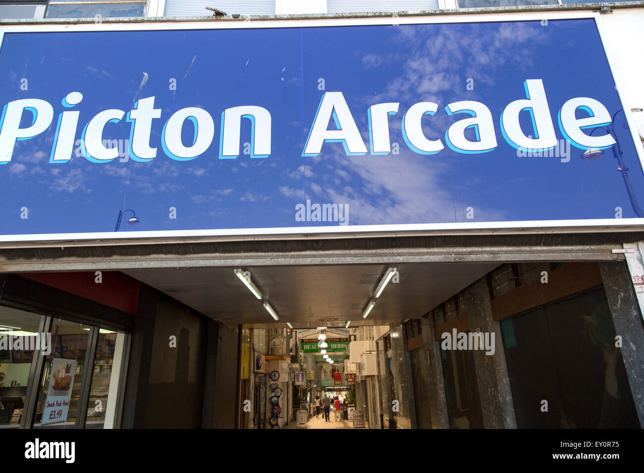 Picton Arcade, Swansea, West Glamorgan, South Wales, UK Stock Photo