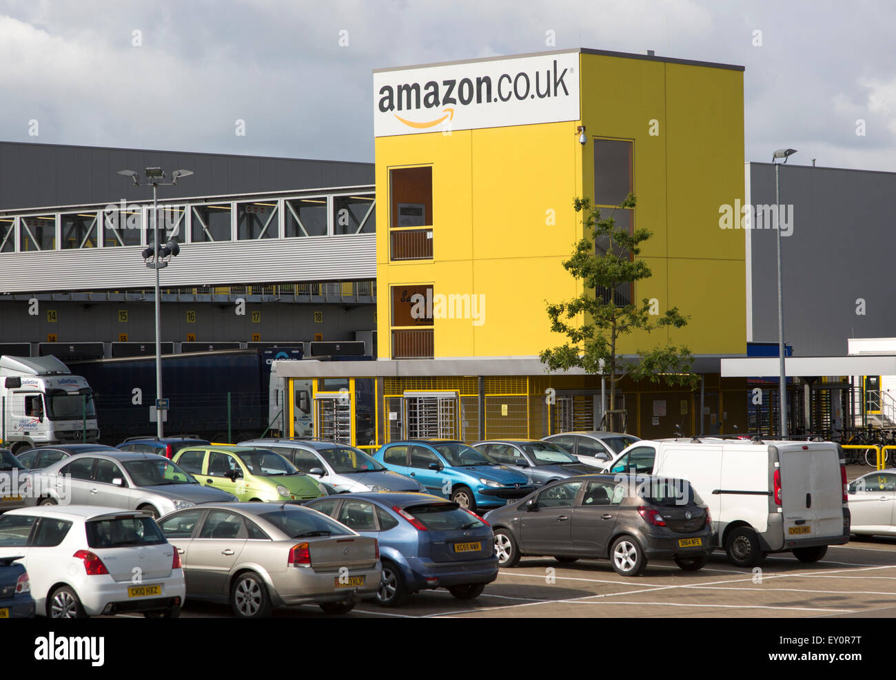 Amazon distribution fulfillment centre  Swansea, West Glamorgan, South Wales, UK Stock Photo