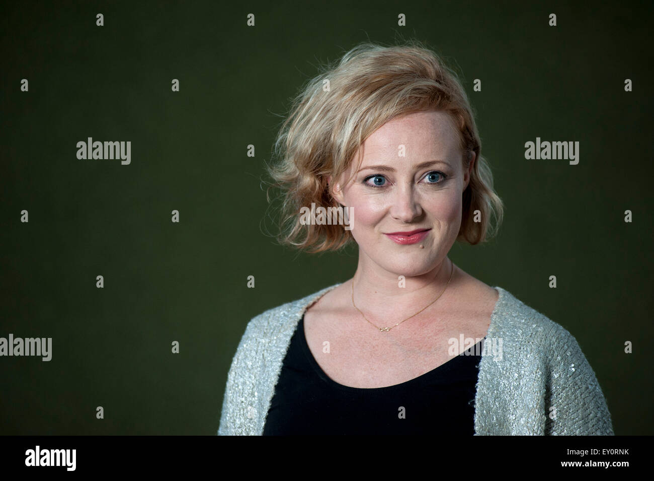 Jane Unsworth attending the Edinburgh International Book Festival Stock
