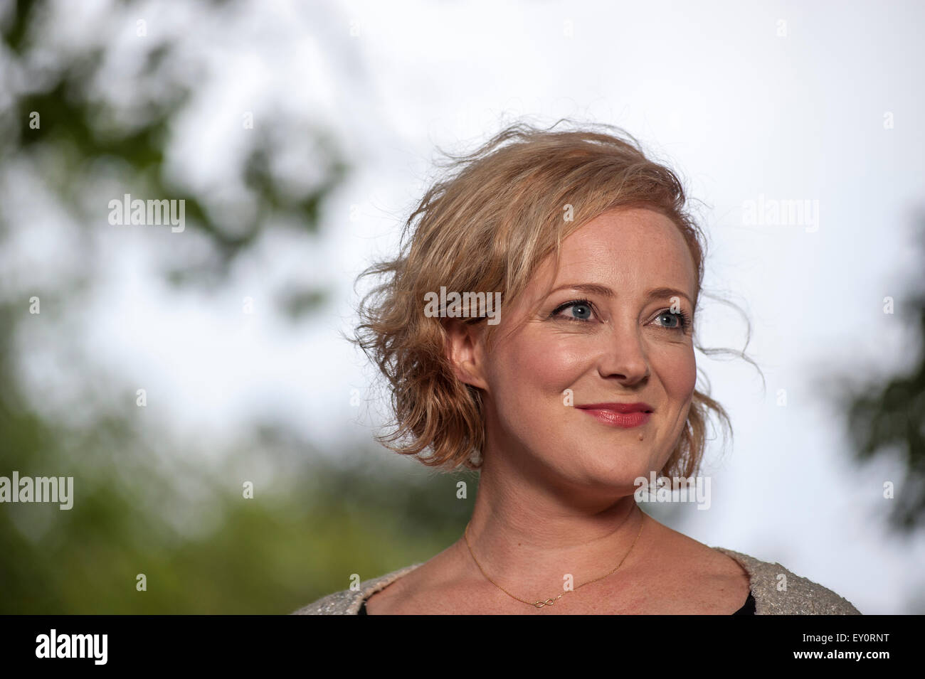 Jane Unsworth attending the Edinburgh International Book Festival Stock