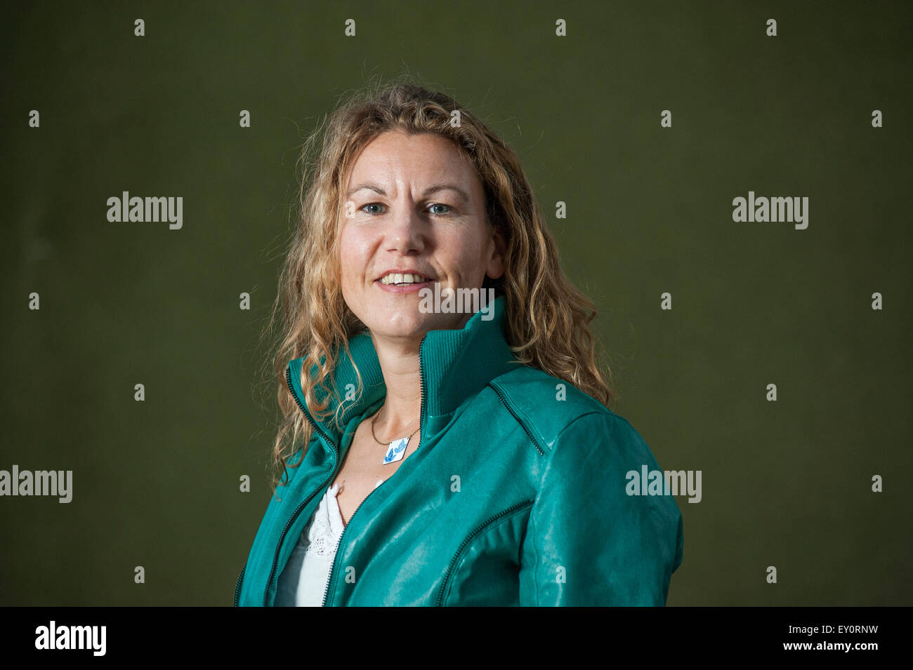 Kate Tough attending the Edinburgh International Book Festival Stock Photo
