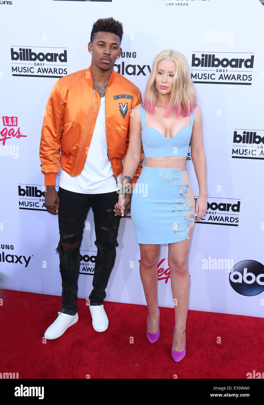 2015 Billboard Music Awards  Featuring: Iggy Azalea, Nick Young Where: Las Vegas, California, United States When: 17 May 2015 Stock Photo