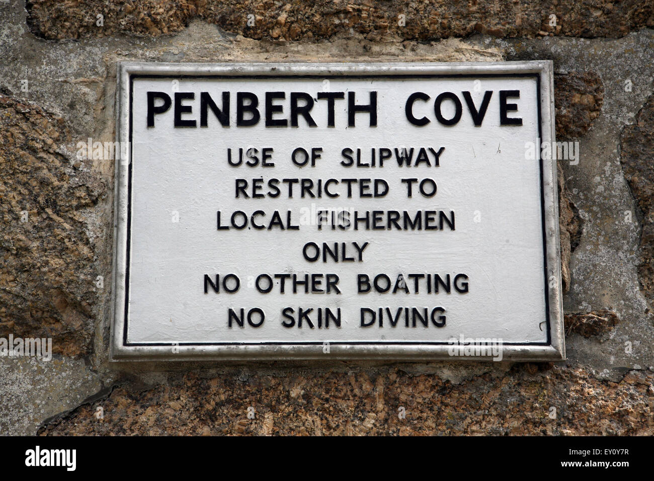 Penberth Cove near Treen Cornwall England UK Stock Photo